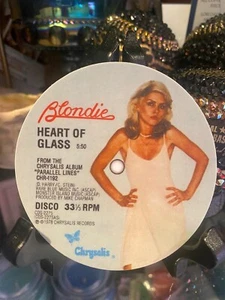 Blondie Heart Of Glass Chrysalis Records Repro record label sticker 3.35' / 8cm - Picture 1 of 1