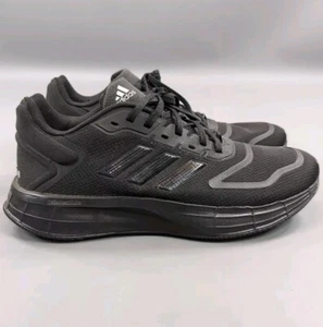 Adidas Running Shoes Duramo 10 Mens US 7 Triple Black Light Sneakers School - Picture 1 of 11