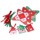  30 Pcs Christmas Candy Treat Bags Holiday Goodie Paper Boxes