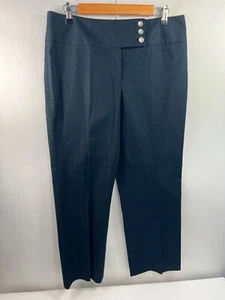 Pantalones Grace Elements Esperanza para mujer talla 10 negro mezcla de lino nuevos con etiquetas originales $98 - Imagen 1 de 12