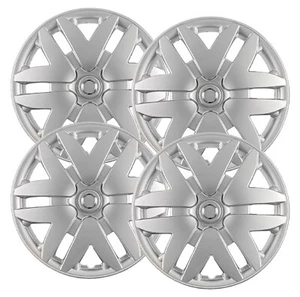 Set of (4) 16" Silver Hubcap Replacements for 2004-2010 Toyota Sienna - Picture 1 of 5