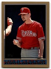 1998 Topps Baseball Card Garrett Stephenson Philadelphia Phillies #192