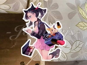 Calcomanía de vinilo personalizada ""Mischievous"" de anime Pokémon Marnie Mary Galar D. - Imagen 1 de 3