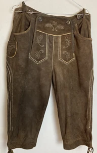 Port Louis Herren Trachten Leder Hose Braun Gr.50 - Bild 1 von 4