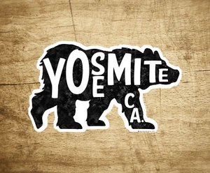 Yosemite National Park Aufkleber Aufkleber 5"" x 2,8"" California Bear - Bild 1 von 1