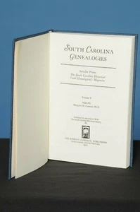 SOUTH CAROLINA GENEALOGIES, VOL. V (CONSOLIDATED INDEX) - Picture 1 of 2
