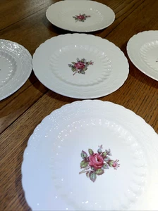 SET 5 Spode England Billingsley Rose 6 1/8" Plates (A Spode Design 2/8867 L ) - Picture 1 of 8