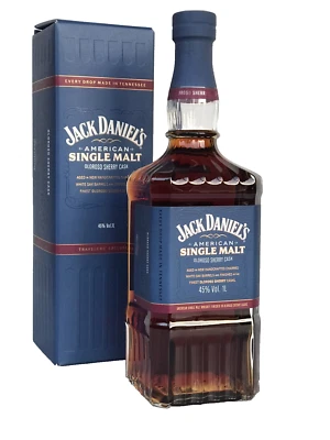 Jack Daniels single Malt Oloroso Sherry Cask Barrel Finish 1 Litre 45% Rare Box! - image 1 of 4