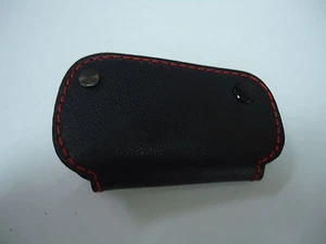 CAR KEY GLOVE COVER FOR W203 210 211 220 221 204 BLACK WITH RED SUTURE - Imagen 1 de 5
