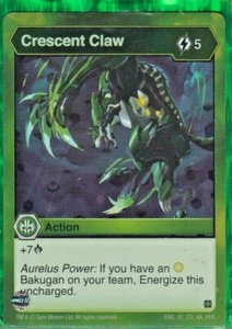 1 x Bakugan Age of Aurelus Halbmond Kralle Aktionskarte - ENG 41 CO AA HEX - Bild 1 von 1