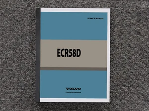 Volvo Excavator ECR58D Repair Service Shop Manual - Picture 1 of 1