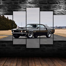 Ford Mustang Boss Classic Luxury Cars 5 Piece Canvas Wall Art Print Home Decor