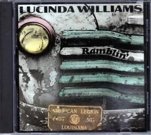 Lucinda Williams Ramblin' CD 1991 [Smithsonian Folkways SF 40042] - Picture 1 of 5