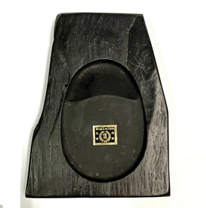 Japanese Ink Stone Suzuri Vintage Calligraphy Tool Natural Black Slate Stone IS6 - Picture 1 of 11