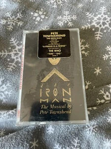 Pete Townshend SEALED Cassette The Iron Man With Hype Sticker - Picture 1 of 2
