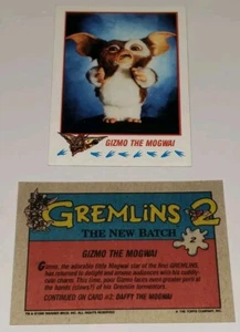 1990 Warner Bros. Topps Gremlins 2 New Batch #2 Gizmo Mogwai Trading Card - Picture 1 of 11
