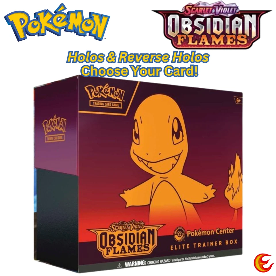 Pokemon Obsidian Flames Holos & Reverse Holos Choose Your Card! LP/NM - Image 1 of 1