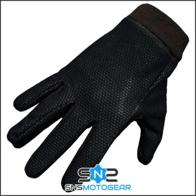 Guantes térmicos negros interiores para moto moto invierno scooter Foto 1 de 2