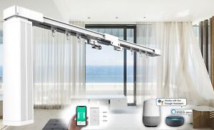 Smart Electric Curtain track with Automated Rail Motor(Length: up to 2.2M)