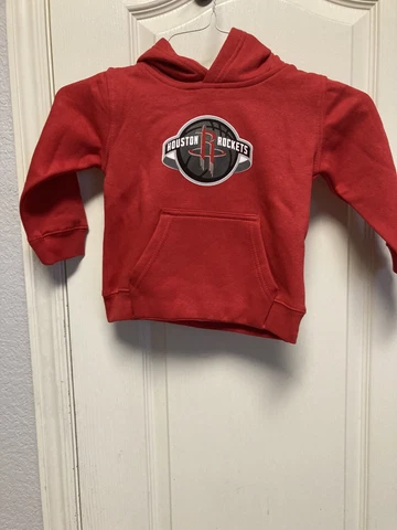 Houston Rockets Hoodie Youth Medium New Sweatshirt Kids Sweater Red 2T Cover