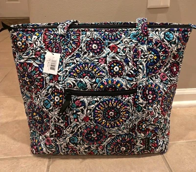 NWT Vera Bradley Stained Glass Medallion Large Vera Tote  brand new with tag - Image 1 of 4