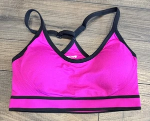 Reggiseno sportivo donna Avia taglia media senza cuciture supporto basso rosa traspirante cami - Foto 1 di 3