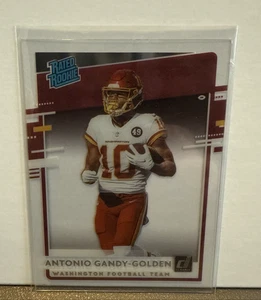 2020 Panini Chronicles - Clearly Donruss Rated Rookie Antonio Gandy-Golden. - Picture 1 of 2