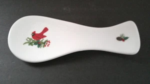 Royal Norfolk Red Cardinal & Holly Berries Löffelablage - Bild 1 von 4