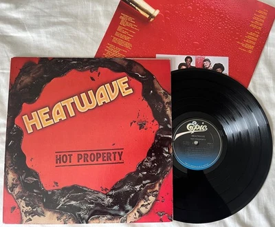 Heatwave – Hot Property LP w/ Inner (EX) [1st US Press, Promo Stamp] EPIC Foto 1 de 3