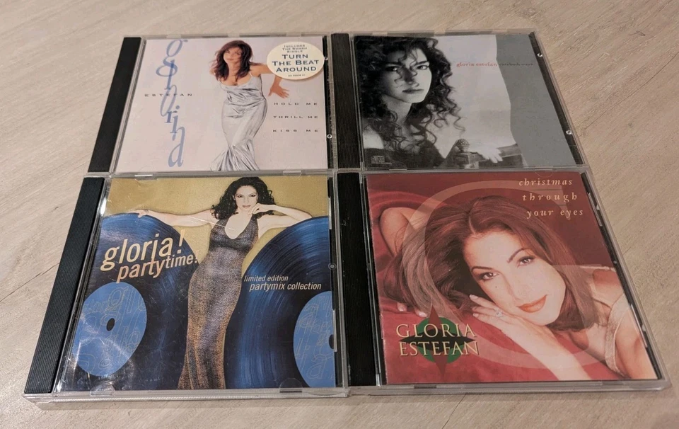 Gloria Estefan 4 CD Lot – Hits, Remixes & Christmas Album Collection – VG - Image 1 of 4