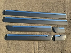 1998-2005 OEM GRAND MARQUIS DOOR MOLDING BODY SIDE IMPACT STRIP TRIM SET - Picture 1 of 11