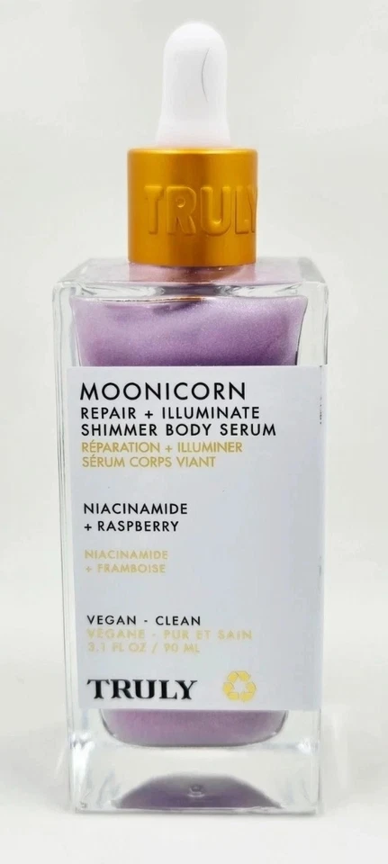 TRULY Beauty MOONICORN Shimmer Body Serum ~ Niacinamide + Raspberry ~ 3.1 fl oz - Image 1 of 1