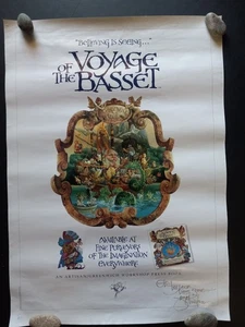 James C. Christensen Voyage of the Basset 1996 Signiertes Poster 28x20 - Bild 1 von 9