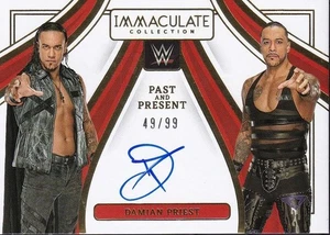 Damian Priest Past and Present On Card Auto /99 Panini Immaculate WWE 2023 - Bild 1 von 2