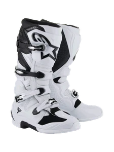 Alpinestars MX25 Tech 7 Boots V2 - White & Black - Picture 1 of 6