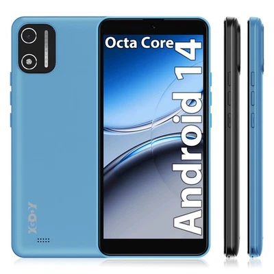 Neu Android14 Smartphone Ohne Vertrag Handy Octa Core 2SIM 2+16GB(Bis zu 128 GB) - Bild 1 von 4