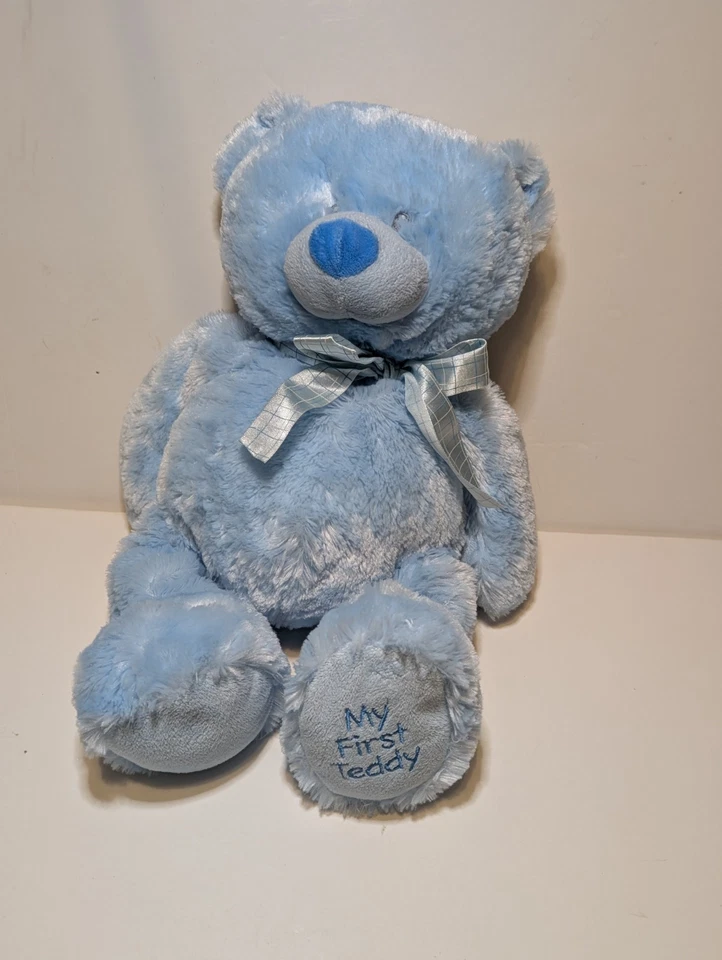 Peluche My First Teddy Bear Grande Azul Baby Ganz Collection 18" B7 Foto 1 de 4