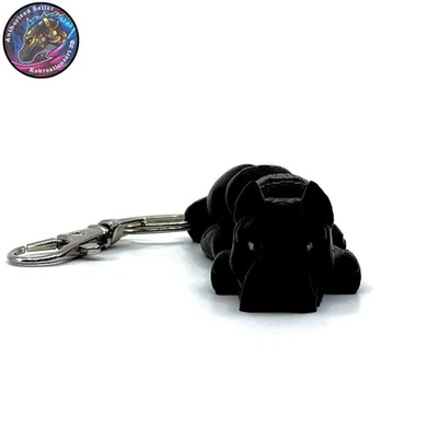 Caña Corso Perro Llavero Cremallera Tirar Flexi Inquieto Lindo Cachorro Articulado 3D Foto 1 de 4