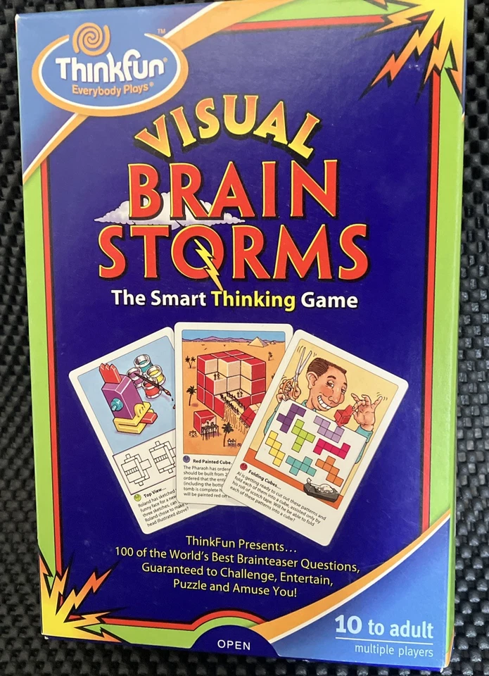 Visual Brain Storm Game by ThinkFun – Brain Teaser Puzzle Game – Complete - Image 1 of 4