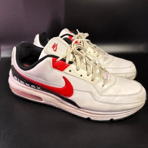 Nike Air Max LTD 3 Sneakers in pelle bianco rosso nero da uomo taglia 13 - Foto 1 di 7