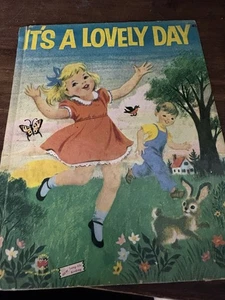Vintage Wonder Book 1976 It’s a Lovely Day Marguerite Walters Flora Smith - Bild 1 von 2