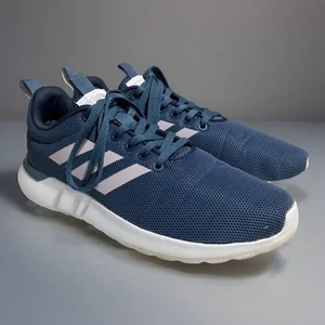 Adidas Lite Racer CLN Mujer Talla 7.5 Azul Blanco Zapatos Atléticos para Correr Tenis - Imagen 1 de 11