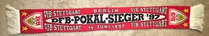 VFB Stuttgart Schal - DFB Pokalfinale 1997 - Berlin - - Bild 1 von 1