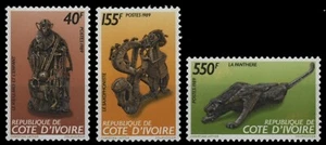 Costa de Marfil 1989 - Mi-Nr. 992-994 ** - MNH - Arte / Arte - Imagen 1 de 1