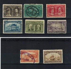 CANADA SCOTT 96-103 USED SET OF 8 QUEBEC TERCENTENARY ISSYE - Picture 1 of 1