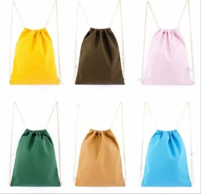 Schuhbeutel Rucksack aus Segeltuch Sportbeutel Sporttasche Schuhe Tasche Beutel - Bild 1 von 2