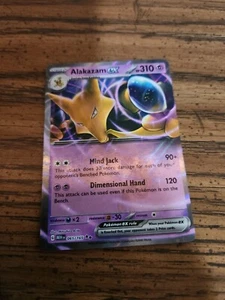 Juego de cartas coleccionables Pokémon Alakazam ex 065/165 casi nuevo/m arte completo Pokémon 151 casi nuevo/m - Imagen 1 de 2