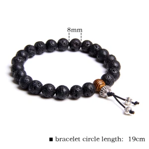 Bracelet Men Jewelry Pulseira Healing Balance Buddha Beads Reiki Prayer Yoga 149 - Picture 1 of 1