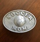 Soccer Ball Mom Mother’s Day Gift Sports Football Metal Women’s Belt Buckle