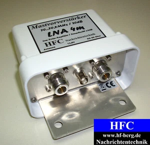 LNA-4m GaAs-FET Mastvorverstärker / 20dB / 70 - 70,5 MHz - Picture 1 of 2